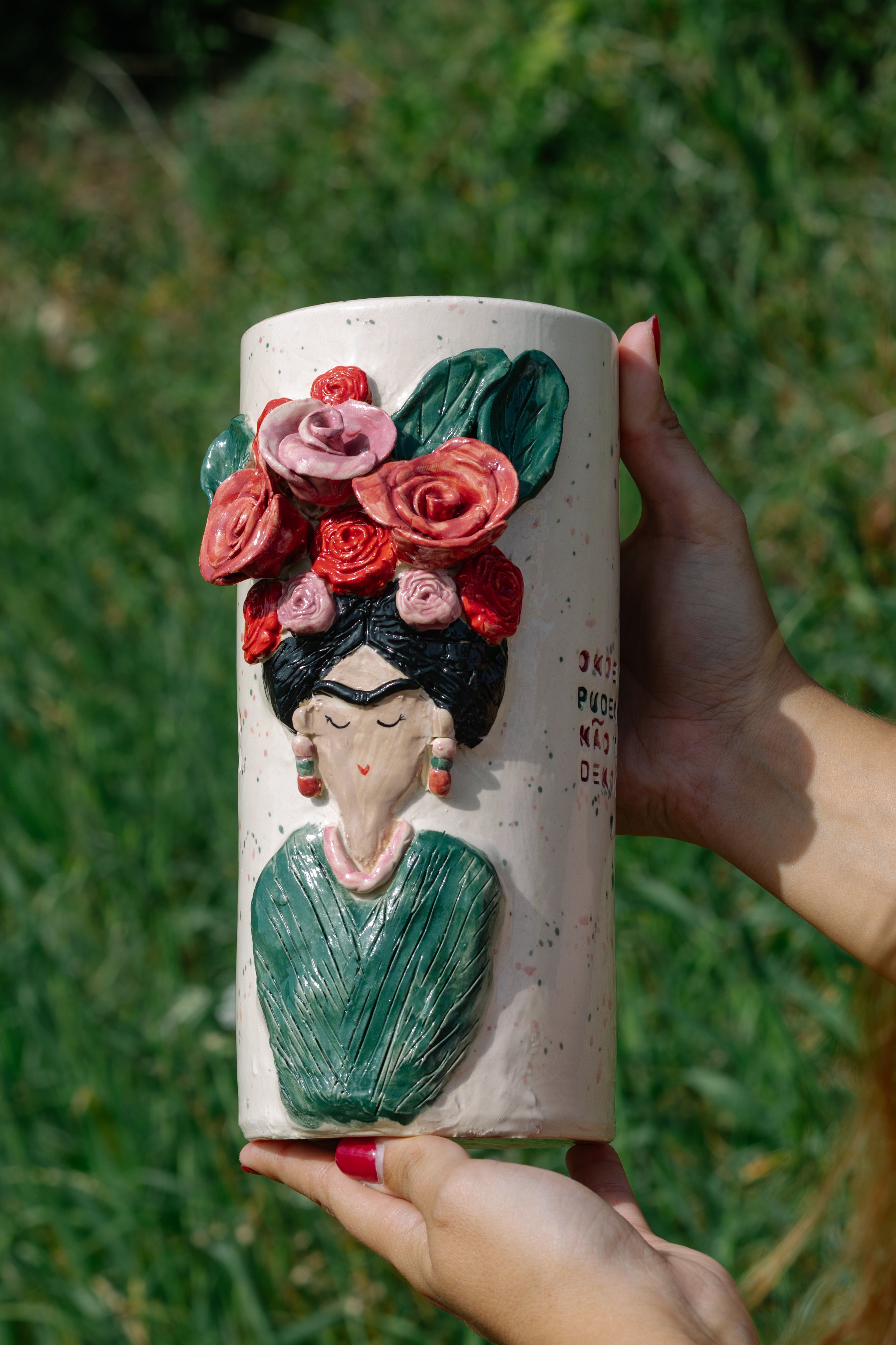 Jarra Frida Kahlo by BARATATA