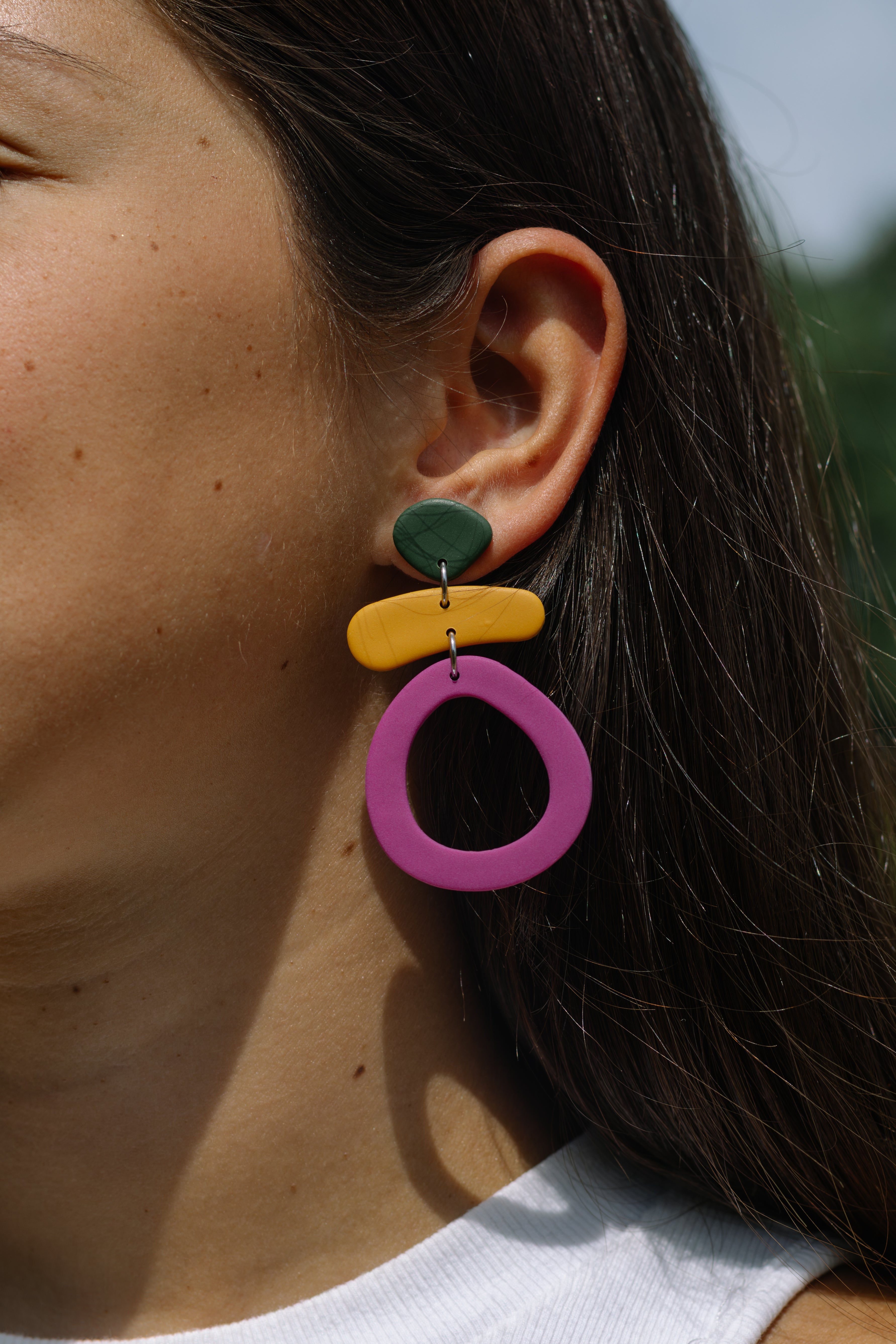 Trio de Três Cores by GIRA SOL CLAY